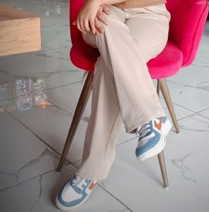 Khaki Beige Korean Pants