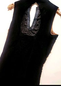 Black Golden Party Wear Kurta &amp; Dupatta 32 Bust