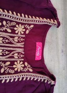 Parisha Kurta with Embroidery