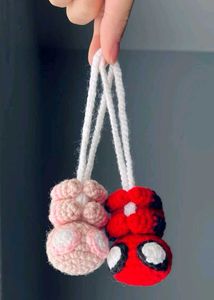 Handmade Crochet Spiderman &amp; Pink Toy Set