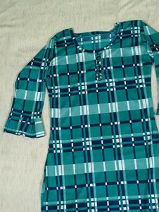 Cozy Plaid Print Night Suit Set