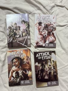 Attack on Titan Manga Volumes 10-13