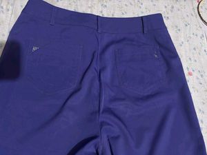 Vibrant Royal Blue Wide Leg Trousers