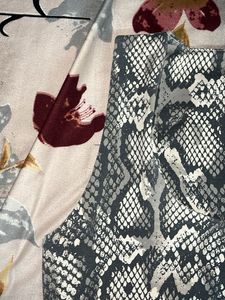 Snakeskin Print Sleeveless Top