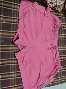 Comfy Pink Lounge Shorts