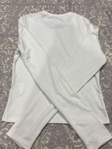 Basic White Long Sleeve Top