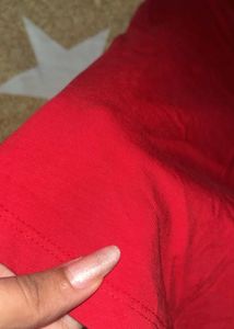 Classic Red Crew Neck T-Shirt