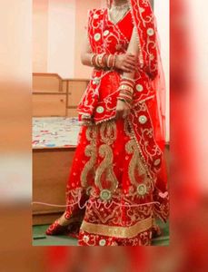 Stunning Red Bridal Lehenga