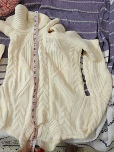 imported Cream Cable Knit Sweater