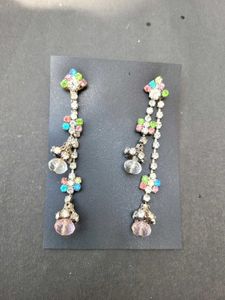 Dangle Gemstone Earrings