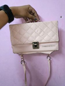 Quilted Pink Handbag