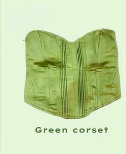 Vintage Green Corset Top