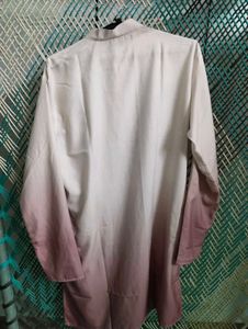 Embellished Lotus Print Kurta