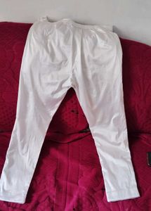 Comfortable White model styl Trousers