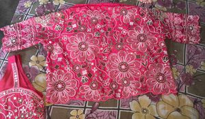 New fully stitched saree with blouse and jacket