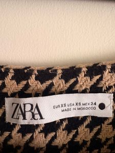 Houndstooth Wide Leg Pants