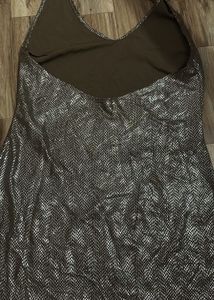 (can be altered )Sparkly Halter Neck Dress