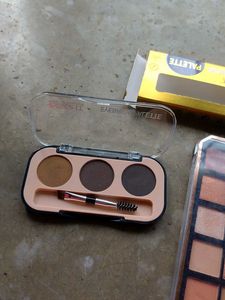 Eyeshadow Palette &amp; Kajal Bundle &amp; lip liner&amp; eyeb