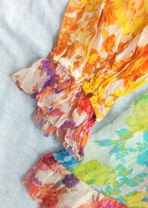 Boho Floral Print Mini Dress