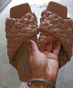 STEVE MADDEN Mules Open Square Toe Flat