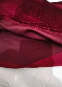 Very Awesome And Fancy Crop Velvet Top