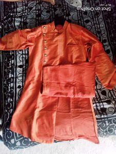 📣 FLASH SALE – Ethnic Kurta for Men (Orange) 🧡
