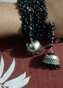 Girls Stylish Black One Hand Bangal