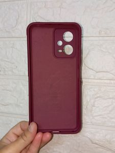 Mi Redmi Note 12, 4G (Red) Liquid Silicon Case