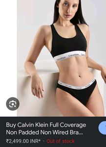 Calvin Klein Black Bra & Panty Set