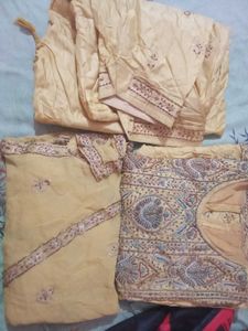 jarddoji work Elegant Embellished Kurta Set