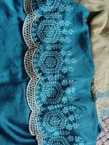 size xl Beautiful pakistani suit with organza dupp