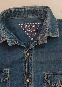 Classic Blue Denim Shirt