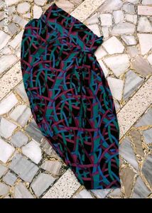 Vibrant Abstract Print patiala salwar