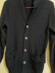 Men's Navy Cardigan