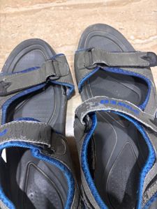 Men's Grey & Blue Sport Sandals
