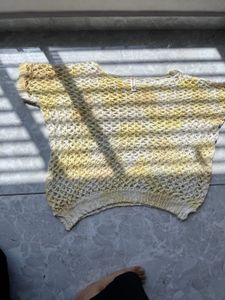 Crochet Knit Top