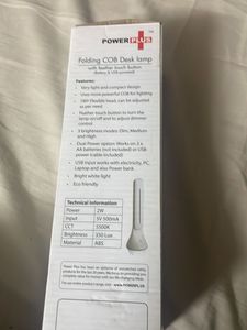 PowerPlus Folding Desk Lamp