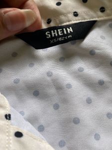 Chic Polka Dot Button-Up Top
