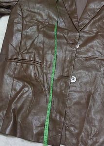 Pure leather brown jacket...