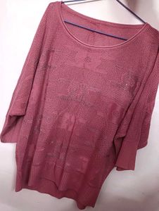 Pink Knit Top