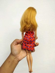 Barbie Doll in Red Polka Dot Dress
