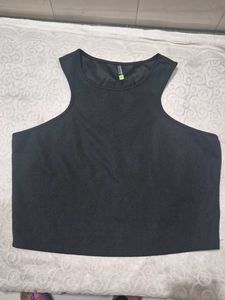 Black Active Basic Tank Top