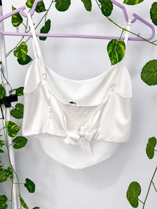 Imported Pearl Satin Cami Top