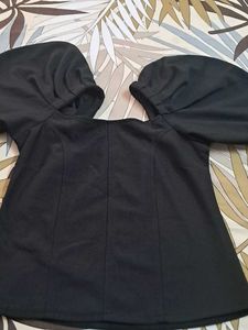 puffy  sleeve top n stripped   trouser  in importe