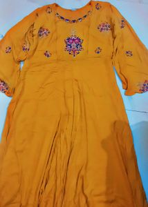 Embroidered Yellow frock