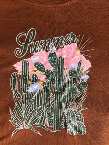 Nuon Brown Graphic Tee
