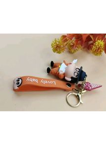 Orange Shin-chan Sunny Boy Keychain