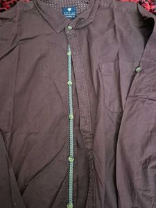 PLUS SIZE Men's Brown formal Shirt