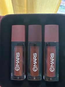MARS Queen of Mattes Liquid lipstick Set (Brown)