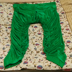 Heavy patiyala salwar,green colour (never used)with so many layers